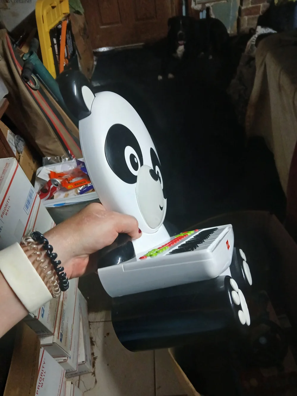 Fisher-Price Panda Piano (similar to KFP2522) featuring a white panda Works Good